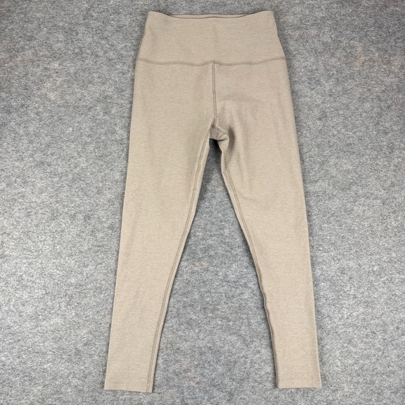 Beyond Yoga Pants - Beyond Yoga High Rise Leggings 25" Beige Womens Large L